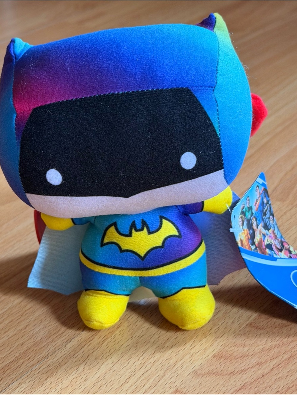 DC Rainbow Batgirl Plush - Blue, Purple, Yellow